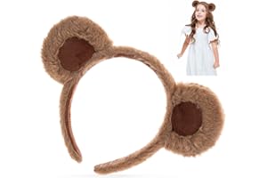 WLLHYF Easter Bear Ears Headband Cute Party Headwear Face Wash Headband Animal Head Wear Fashion Hairband Soft and Comfortable Hair Hoops Hair Accessories for Adult Kids Party Decoration