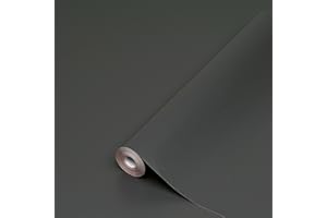 d-c-fix Pellicola Adesiva per mobili tinta unita opaca anthacite PVC plastica vinile impermeabile decorativa per cucina, armadio, porta carta rivestimento 67,5 x 200 cm