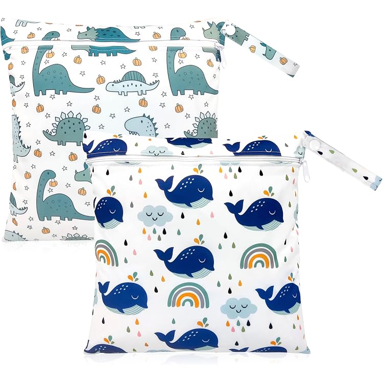 Wetbag Kindergarten NVTRSD 2 Stück Stoffwindeln, Windeltasche Für Wet Bag