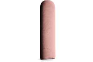 Muralo Stoppad Väggpanel Magic Velvet Dammrosa - 30x80 cm | Tjock skumstoppning under ett mjukt tyg, färdigsytt och monteras
