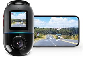 70mai Dash Cam Omni, 360° Rotating, Superior Night Vision, Bulit-in 128GB eMMC Storage, Time-Lapse Recording, 24H Parking Mode, AI Motion Detection, 1080P Full HD, Built-in GPS, App Control