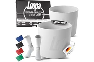 LOOPA® Pro Grip Tapes Fußball Schienbeinschonerhalter aus hochwertigem Silikon für Herren, Damen & Kinder (ab12J.) | Fußball Stutzenhalter | Shin Guard Holder | Shin Pad Stay