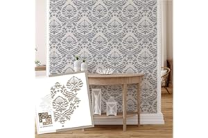 RE-COVERTILES - Stencil per Pittura e Decorazione | Flessibili Lavabili e Riutilizzabili | per Pareti, Pavimenti e Mobili | 40x40 cm