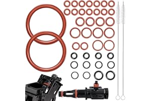 Sinofort 40 Pieza Juntas Para Grupo Café,Rojo Junta Tórica de Sellado,Kit de mantenimiento de junta compatible,Junta Tórica de Sellado para Máquinas de Café,Oring Dichtungen