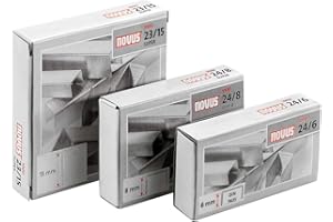 Novus - Punti per cucitrice NOVUS 24/6 DIN Super, in acciaio, zincati