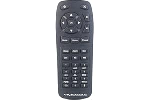 VR-Radio Zubehör zu Internetradio Bluetooth: Ersatz-Fernbedienung für Stereo-WLAN-Internetradio IRS-350.bt (Internetradio WLAN Bluetooth, WLAN-Internetradio mit App, Lautsprecher iPad)