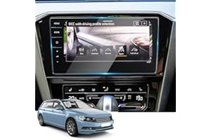 YEE PIN 9,2-Zoll Kompatibel mit VW Passat B8 Variant Touran mk2 Displayschutzfolie Navigation Schutzfolie GPS Navi Folie 9H Gehärtetes, Stoßfest, Schutz Kratzfest