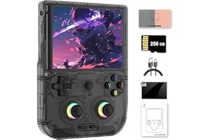 NULA RG406V Retro Handheld Spielkonsole, mit 256G TF-Karte / 9000+ Spiele Android 13 Unisoc T820-Prozessor, 4-Zoll-IPS-Touchscreen Arcade Videospielkonsolen, Unterstützt 5G WiFi Bluetooth