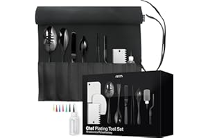 mikamax - mm - Chef's Plating Tool Set - Kueche Chef kochutensilien - Kulinarische beschichtungsset - Plating kit