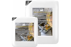 DIPOXY Elektrovergussmasse Epoxidharz IP68 & IP69 bis 1000 Volt, 1280g braun-transluzent (durchsichtig) – wasserdicht für Abzweigdosen, Platinen, Kabelmuffen, usw.