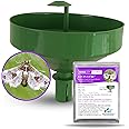 GAIAGEN Lucin® Lure Combo Pack - Pheromone Lure for Brinjal Fruit & Shoot Borer (Leucinodes orbonalis) & Wota-T® (Insect Water Trap) | Includes - 10 Lucin® Lures & 10 Wota-T® Traps