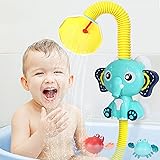 Lankater 1pc 360 Degres Pompe Electrique Elephant Bebe Douche Head Spout Rinser Jouets 69 5 16 9cm Amazon Fr Jeux Et Jouets