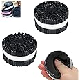 2 PCS Taba Squishy, Taba Squishy Kit, Fufu Squishy, Tabba Squishy, Taba, Biscuit Stress Relief Toy, Perfect Desk Accessory for Relieving Anxiety and Stress (Black)