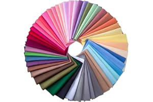 UINNOSSVC 50pcs 10 * 10cm Squares Patchwork Fabric Bundles for Sewing Cotton ​Pattern Floral Fabric Squares Patchwork Mixed Squares Bundle for Artcraft Sewing Fabric Cotton Patchwork Squares Precut DIY Sewing