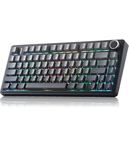 ZENAIM Keyboard TKL, Wired US Layout, Low Profile, Rapid Trigger