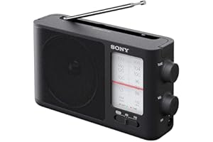 Sony ICF506 Analog Tuning Portable FM/AM Radio with Battery/AC Power