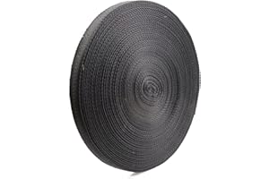 TAASMOOG Polypropylene Nylon Bands Heavy Webbing Strap - Multi-Purpose Heavy Duty Webbing Tape for DIY Craft, Backpack Strapping, Lashing, Apron, Bunting, Backpack Repairing (100 Meters x 20mm)