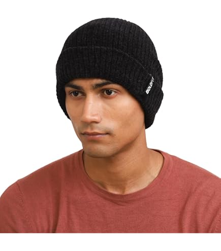 ASICS De-Luxe Fleece Running Beanie Cap,Black,L/XL : Amazon