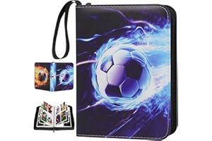 Realjoy Album na karty kolekcjonerskie, album kolekcjonerski, wodoszczelny, 50 stron, 400 kartek kolekcjonerskich, na karty sportowe, TCG