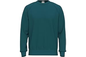 SoftSpun Sweatshirt for Men UK | 100% Original Plain Raglan Mens Crew Neck Terry Cotton Sweatshirts Jumpers for men | Year-Round Men's Sweatshirts No Hood for Casual, Work and Gym