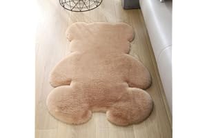 SDINAZ Tappeto di zona Tappeti Rotondo Lavabile Soffice Materassini Scendiletto Grandi Tappetini Gioco per Soggiorno Camera da letto Cameretta dei bambini Tappeti per bambini 90 x 120 cm