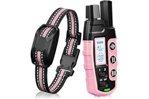TYVIFKE Collar de Adiestramiento para Perros, Alcance de 2600m, Cumple con la Ley de Bienestar Animal 2024, 3 Modos: Sonido/Vibración/Boost Vibración, para Perros de Todos los Tamaños | Manual en español