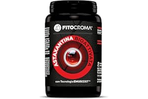 FITOCROMA® Astaxantina 8mg con tecnologia EMUBOOST™, Astaxantina pura con innovativa tecnologia solubile ad elevato assorbimento, Antiossidanti - 120 capsule