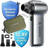 Minesk G150 Turbo Jet Fan Hava &Uuml;fleyici - 【Turbo Modda 150 Gram Hava Basıncı】- &Ccedil;ok Ama&ccedil;lı Kullanım (Klavye, Ev, Araba Temizli
