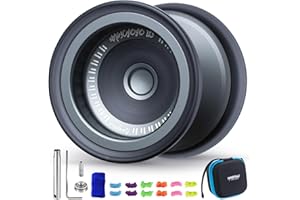 MAGICYOYO V13 Yoyo professionnel – Yoyo réactif et non responsable pour enfants, débutants et avancés, astuces simples de rotation des doigts, métal durable + design hybride PC, avec accessoires JoJo