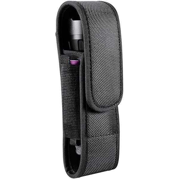 Custodia Per Torcia LED In Nylon - Porta Torcia Da Cintura, 14x3cm, Impermeabile E Resistente - Foto 7