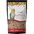 BirdsNature Premium Seed & Fruit Mix for for Medium Birds,Cockatiels,Caiques,Small Conure,Lories and Lorikeets,Poicephalus,Love Birds,Quaker (1000g)