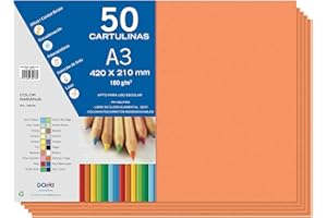 DOHE - Cartoncino 50 fogli A3 - Arancione