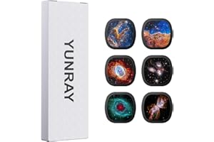 YUNRAY Galaxy Projector Disc – Diapositiva per proiettore Ultra HD, compatibile con YUNRAY Galaxy Projector Pro e modelli SKE-TKQ01 & BL-DQY02 (Pro Version) – Set di 6 Dischi