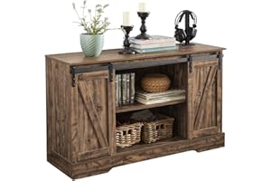 ‎SOBUY SoBuy Sideboard Küchenschrank Kommode Schrank Flurschrank Beistellschrank mit Schiebetüren Verstellbare Regalböden Platzsparend Vielseitig für Wohnzimmer, Küche, Flur - 120x70x40cm - FSB60-N