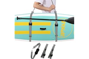 PPXIA SUP Paddleboard Tragegurt, Kajak Surfboard Longboard Trage Gurt Verstellbarer Trageriemen Schultergurt Paddle Board Zubehör