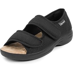 Damen Herren Diabetiker Schuhe Extra Weit Einstellbar Gesundheitsschuhe