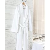 Riz Şalyaka Unisex%100 Pamuk Bornoz - Otel Koleksiyon