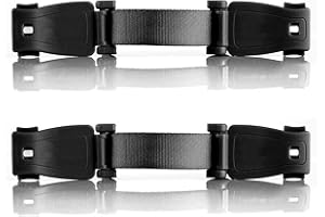 Wancala 2Pcs Car Seat Safety Clip & Anti Escape with Belt Adjuster seat,Car Harness Straps Children Pram Accessories Plastic School Bag Chest Buckle