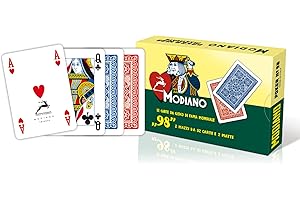 Modiano Ramino 98 - Mazzo di Carte da Gioco, Classico, Alta Qualità, Made in Italy