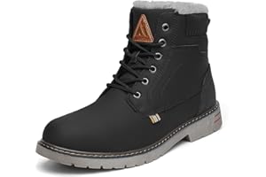 Mishansha Herren Winterschuhe Warme Gefüttert Winterstiefel Herren Rutschfest Klassische Winter Boots, Gr.39-48 EU