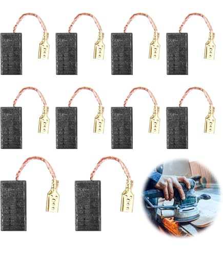 1 Set Spazzole di Carbone Carboncini Motore Adatto F Bosch Wff
