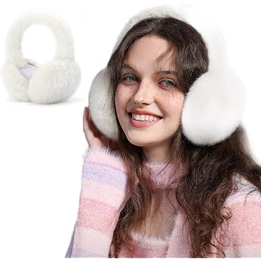 6 paia di paraorecchie in pile senza fascia, copriorecchie invernali