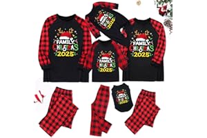 WOOD MEETS COLOR Family Christmas Pajamas, Family Christmas Pajamas Sets, Couples and Children's Christmas Pajamas