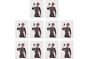 ALOMEJOR 10 Sztuk Tarcze Strzeleckie Papier 45x32cm łucznictwo Tarcze Papierowe łuk Strzałka Polowanie strzelać Akcesoria