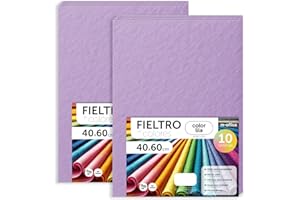 m-office Pannolenci Colorati, Feltro per Lavoretti Creativi, Cucito e Patchwork, Materiale per Scrapbooking e Decorazioni, Set Colori DIY, Ideale Artigianato e Fai-da-te, 40x60cm (Lilla, 20pz)