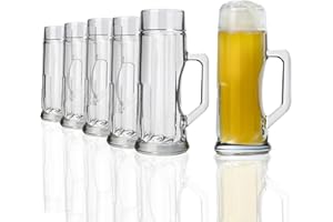 STÖLZLE LAUSITZ Stölzle Oberglas - Juego de 6 jarras de cerveza (0,3 L, 0,3 L, 0,3 L, apto para lavavajillas, 0,3 L)