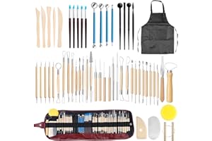 Legpador Herramientas Ceramica, Herramientas Arcilla, Juego de Herramientas de Modelado, Herramientas para Moldear Ceramica, Herramientas de Arcilla para DIY Cerámica, Manualidades, Tallado Artístico