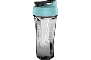 Helimix 2.0 Shaker de Proteínas, 800 ml (28 oz) - Batidora Portátil para Batidos y Smoothies - Sin Varillas, Grumos ni Baterías - Apta para Lavavajillas y Libre de BPA