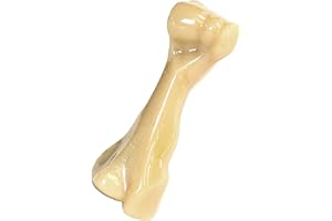 Nylabone Extreme Tough Dog Chew Toy Monster Beef Thigh, Cleans Teeth, Beef Flavour, XXL, for Dogs Over 23 kg,package may vary