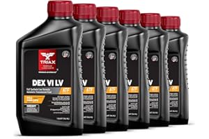 TRIAX Transyn DEX VI - Fluido sintetico per trasmissioni automatiche. Fill for Life, compatibile con GM Dexron VI e altri tanti veicoli GM, Honda/Acura DW-1, Toyota WS, Chrysler e Jeep (6 x 1 quarto)